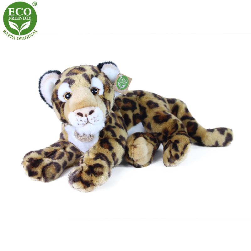 Plyšový leopard ležiaci 40 cm ECO-FRIENDLY