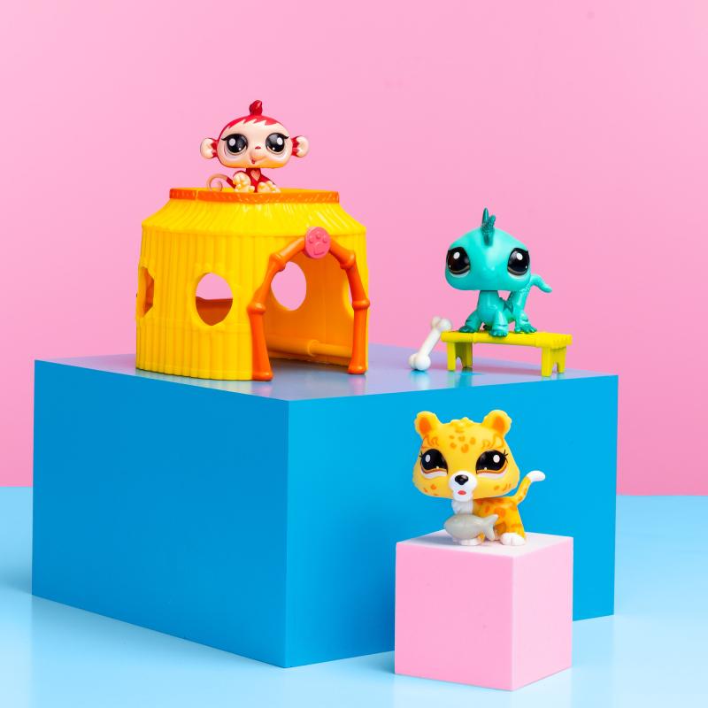 Littlest Pet Shop 3 figurky Džungle 5