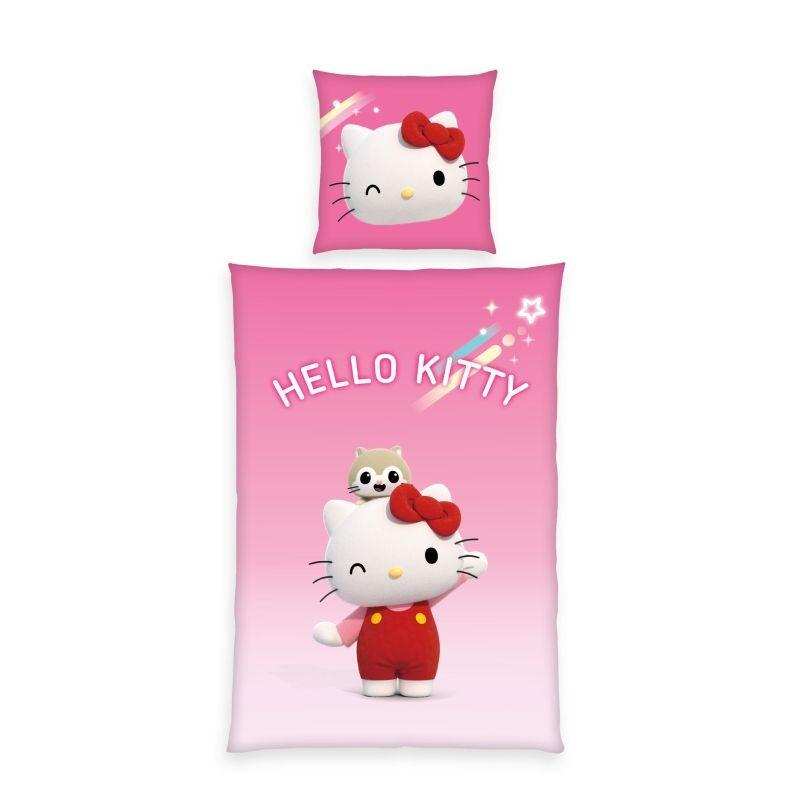 HERDING Obliečky Hello Kitty Super Style Bavlna, 140/200, 70/90 cm