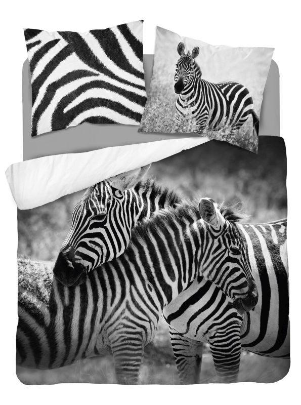 DETEXPOL Francúzske obliečky Zebra  Bavlna, 220/200, 2x70/80 cm