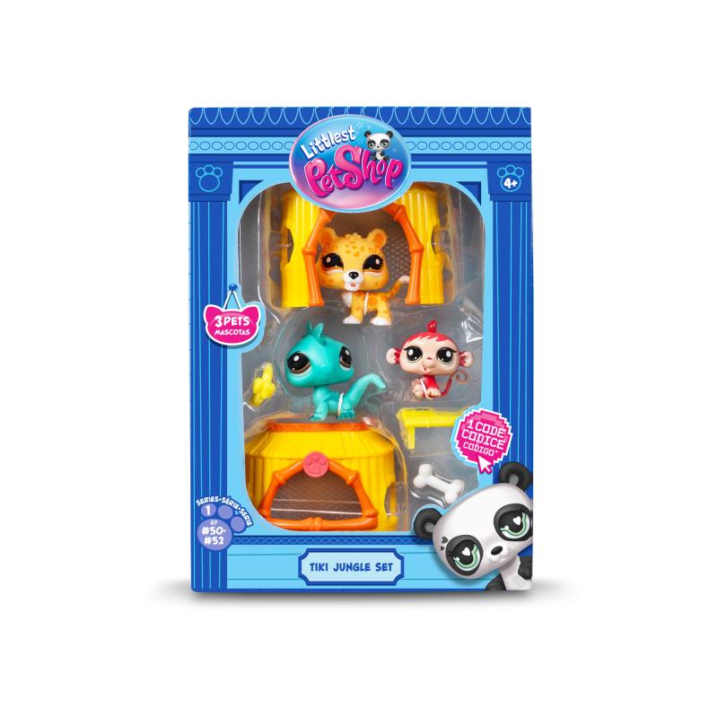 Littlest Pet Shop 3 figurky Džungle 1