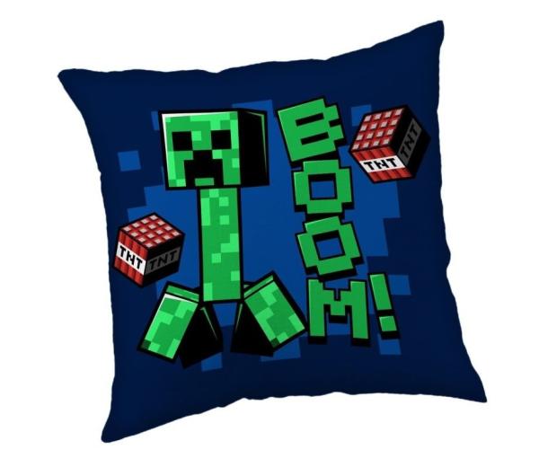 JERRY FABRICS Vankúšik Minecraft Jolly Boom  Polyester, 40/40 cm