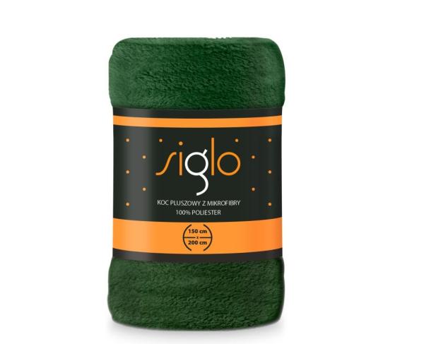 FARO Deka mikroplyš super soft fľaškovo zelená  Polyester, 150/200 cm