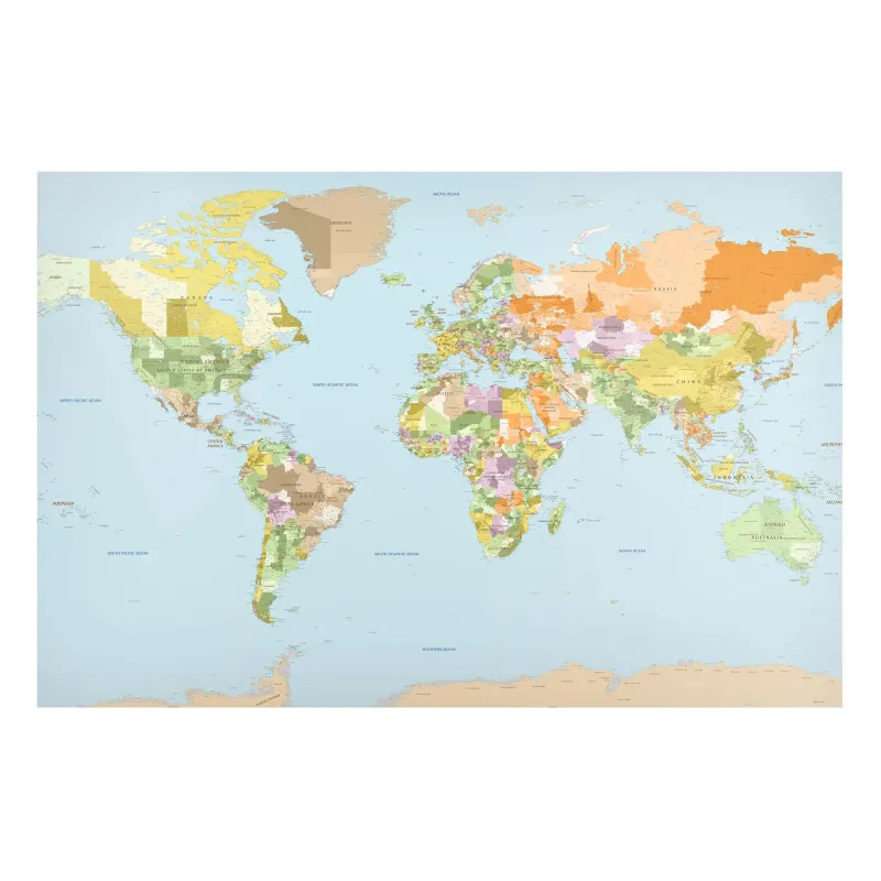 Magnetické obrazy Politická mapa sveta