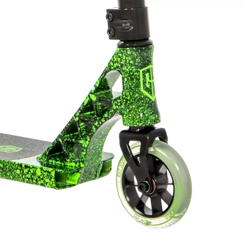Kolobežka Grit Elite Scooter - Green Marble/Black