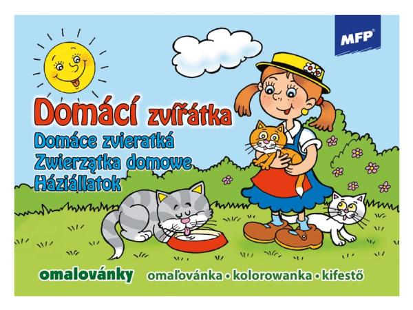 Omaľovánky MFP Domáce zvieratká/