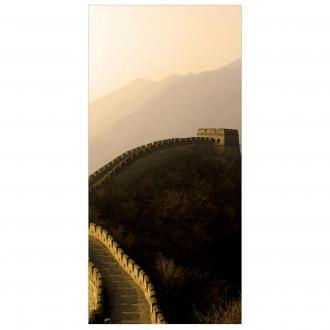 Moderný deliaci Východ slnka nad čínskou stenou