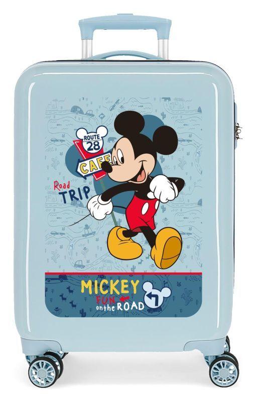 JOUMMABAGS Cestovný kufor ABS Mickey Road Trip ABS plast, 55 cm