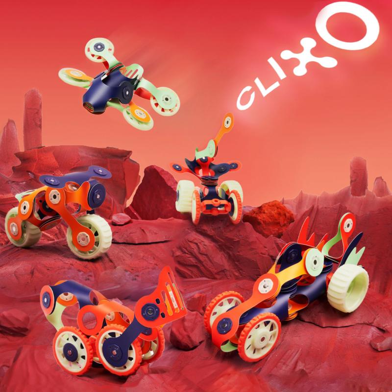 CLIXO Mars Rovers - magnetická stavebnica 30 kusov