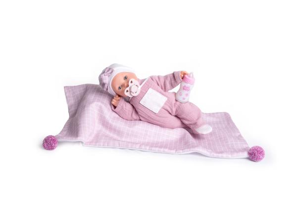Antonio Juan 11218 KIKA - realistická bábika so zvukmi a mäkkým látkovým telom - 27 cm