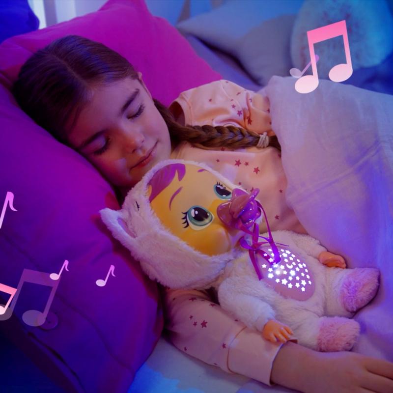CRY BABIES Interaktívna bábika Dobrú noc Daisy Hviezdna obloha