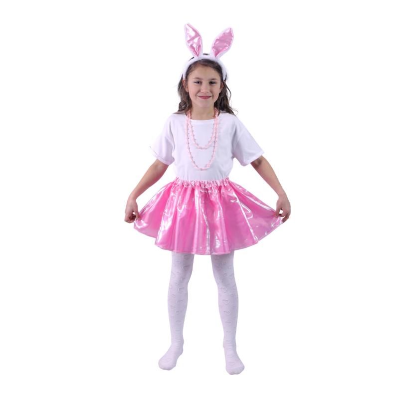 Detský kostým tutu sukne s čelenkou zajačik
