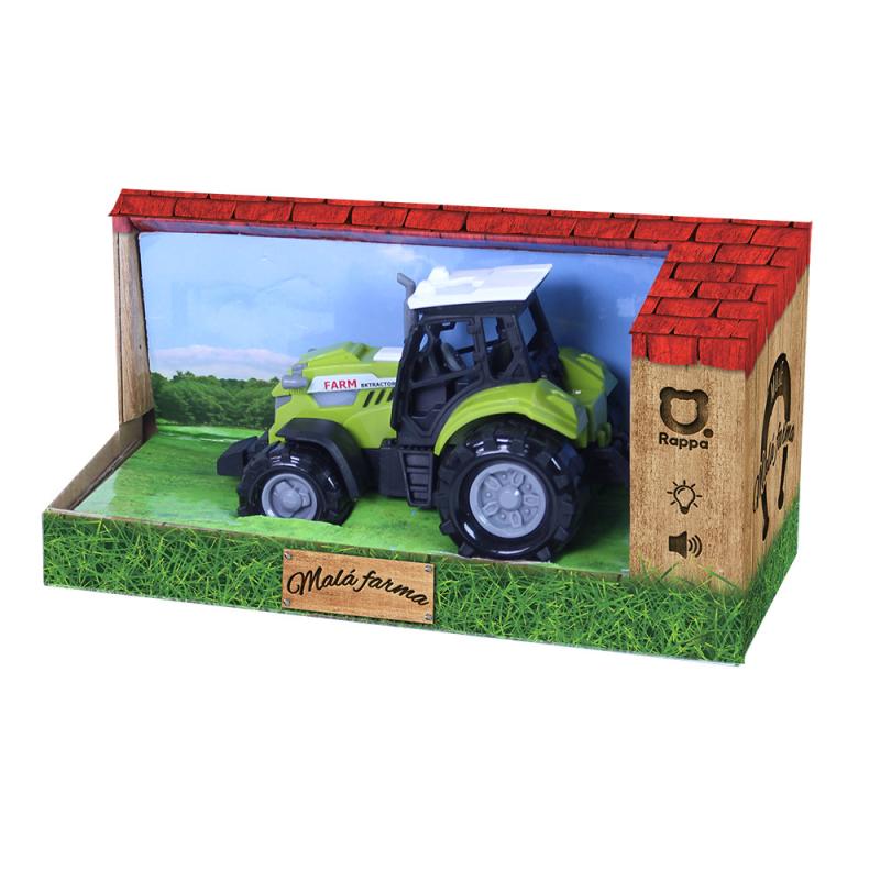 Traktor so zvukom a svetlom 10 cm