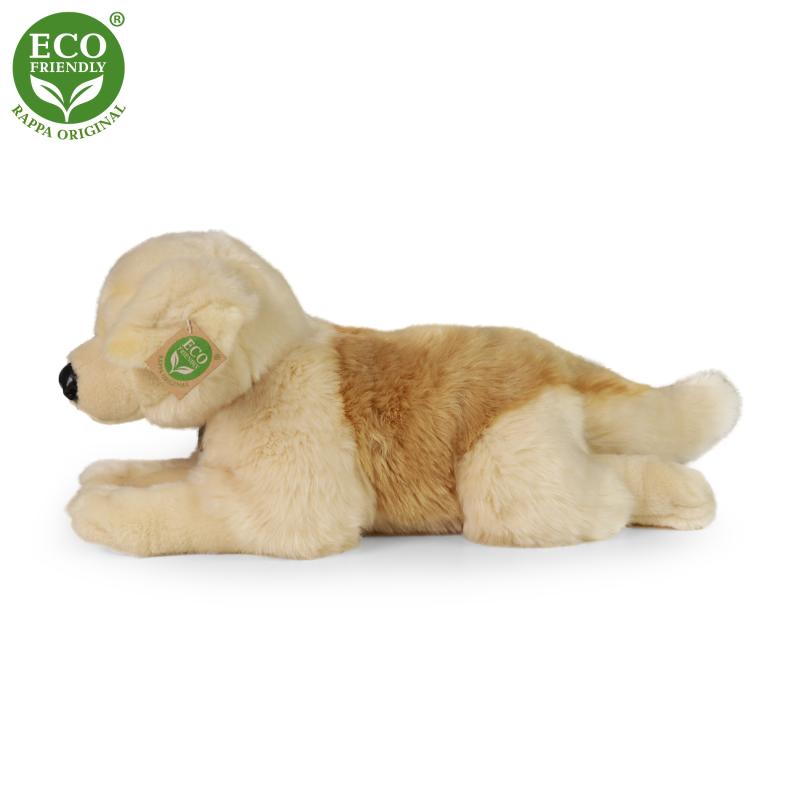 Plyšový pes Zlatý Retriever ležiaci 39 cm ECO-FRIENDLY
