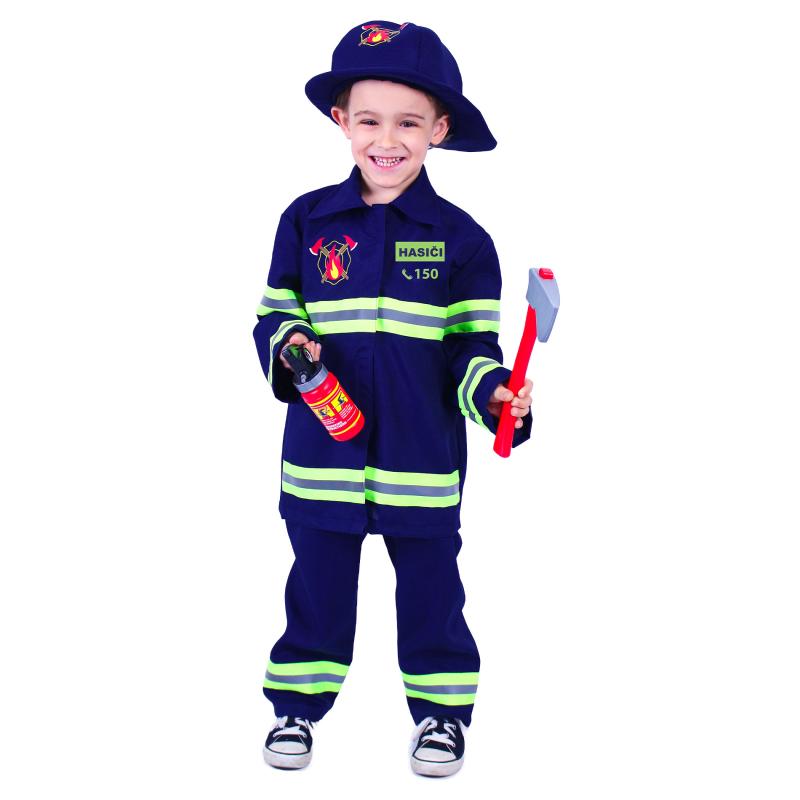 Detský kostým hasič s českou potlačou (L) e-obal