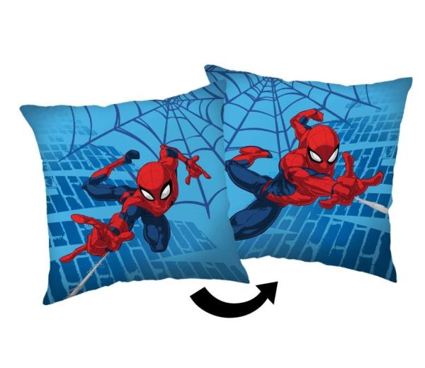 JERRY FABRICS Mikroplyšový vankúšik Spiderman Blue 05 Polyester, 40/40 cm