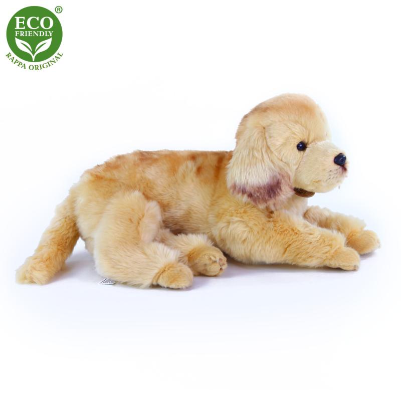 Plyšový pes zlatý retriever ležiace 32 cm ECO-FRIENDLY
