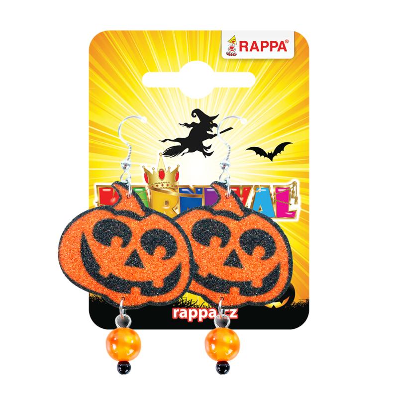 Náušnice tekvice Halloween