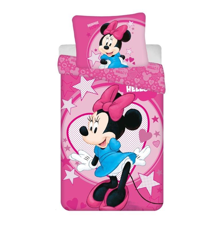 JERRY FABRICS Obliečky Minnie Hello micro Polyester - mikrovlákno, 140/200, 70/90 cm