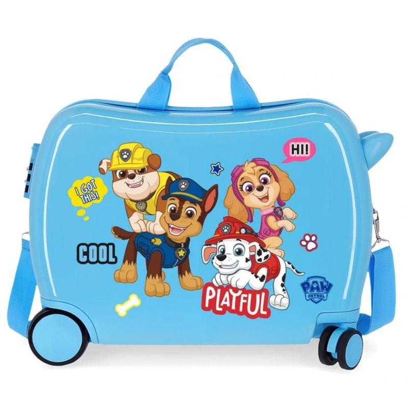 JOUMMABAGS Detský kufrík na kolieskach Paw Patrol Playful MAXI ABS plast, 50x38x20 cm, objem 34 l