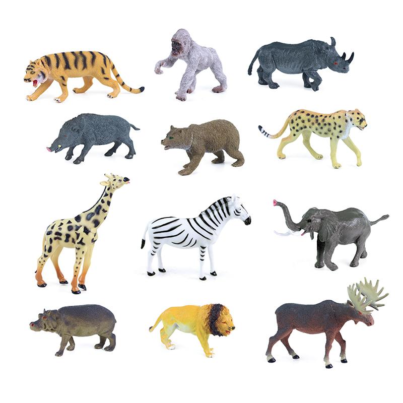 Zvieratá divoká, 12 druhov, 13 - 20 cm