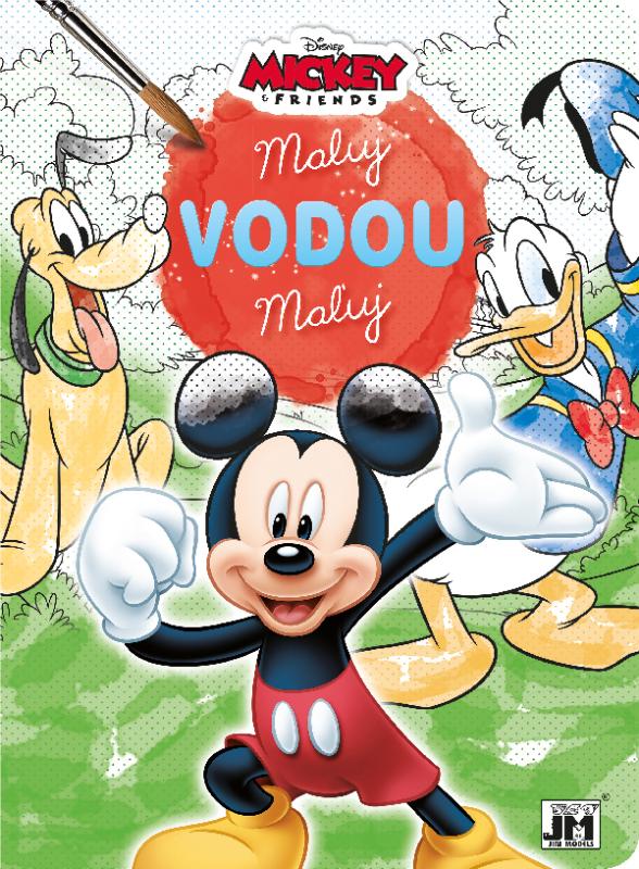 Omaľovánka A4 Maluj vodou Mickey Mouse