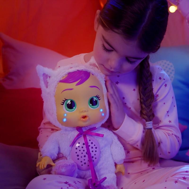 CRY BABIES Interaktívna bábika Dobrú noc Daisy Hviezdna obloha