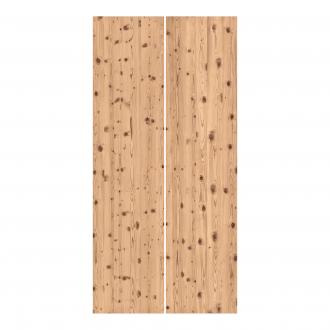 Súprava posuvnej záclony -Antique White Wood-2 panely