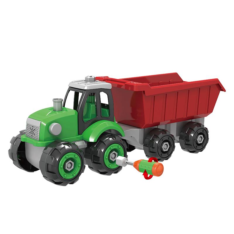 Skrutkovací traktors vlečkou