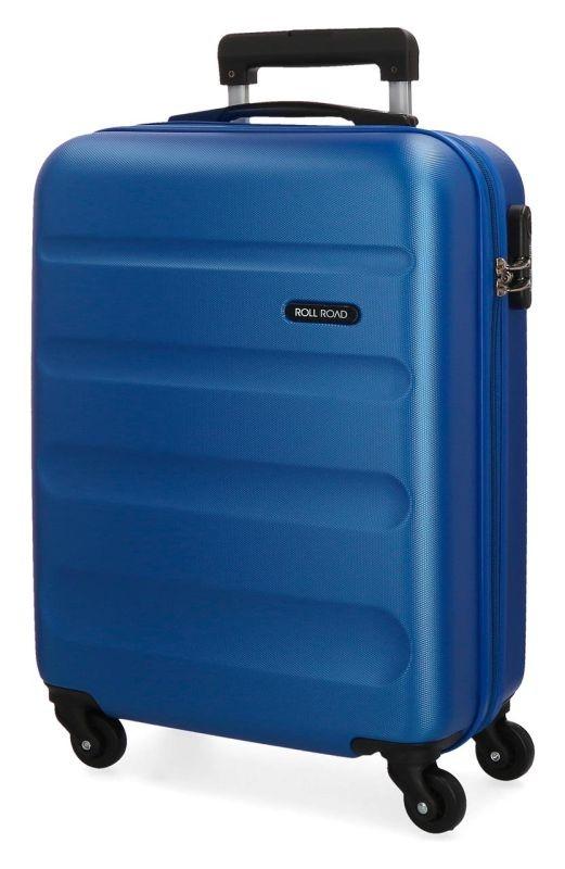 JOUMMABAGS Cestovný kufor ABS Roll Road Flex Blue ABS plast, 55 cm