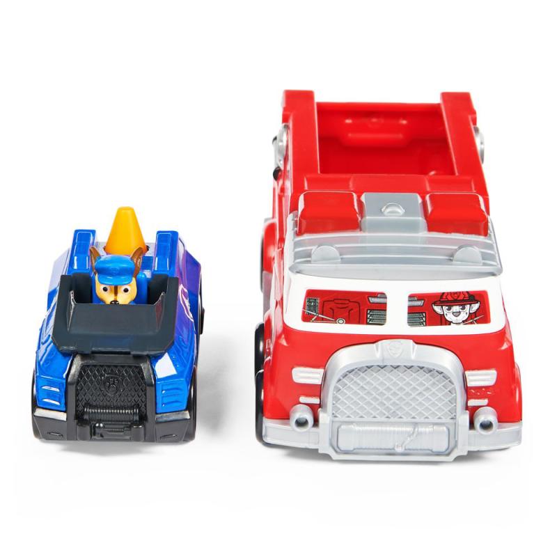 PAW PATROL HASIČSKÝ VOZ DIE-CAST S AUTOM - poškodený obal