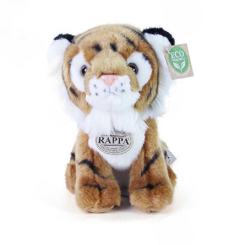 Plyšový tiger sediaci 18 cm ECO-FRIENDLY