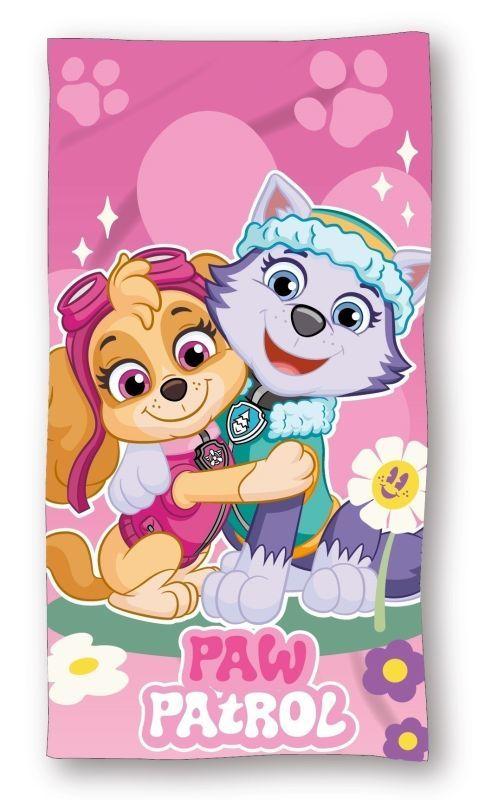 FARO Osuška Paw Patrol pink Bavlna - Froté, 70/140 cm