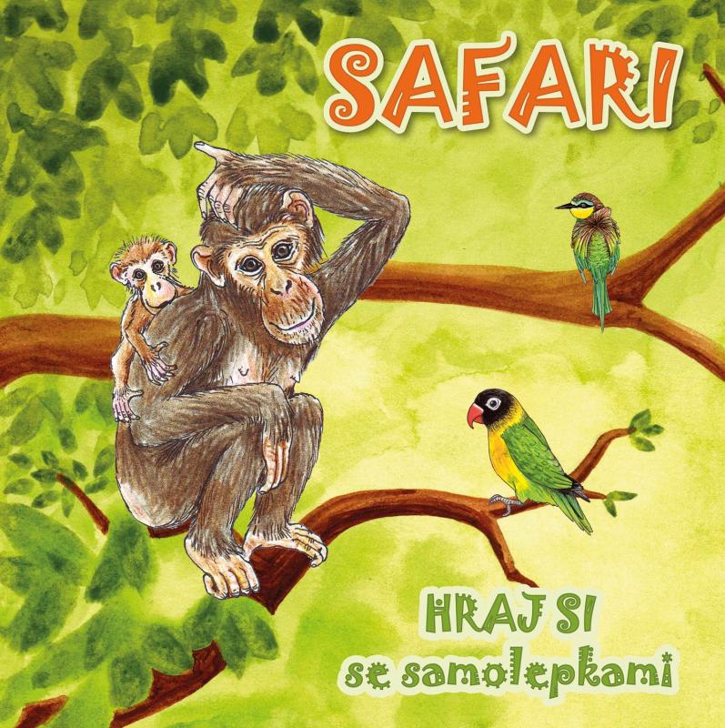 Album obrázkový Safari Hraj sa so samolepkami