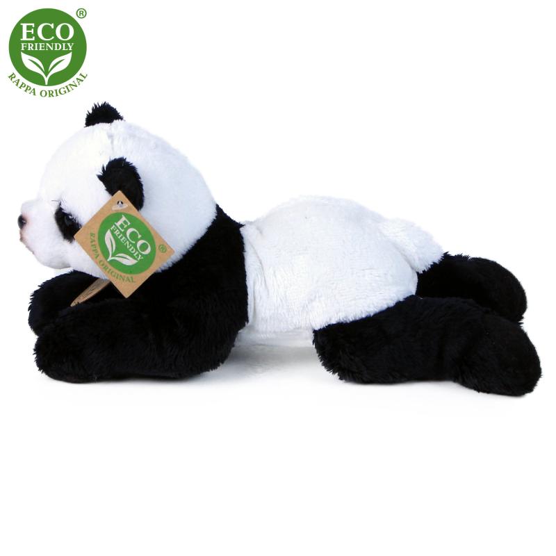 Plyšová panda ležiaci 18 cm ECO-FRIENDLY