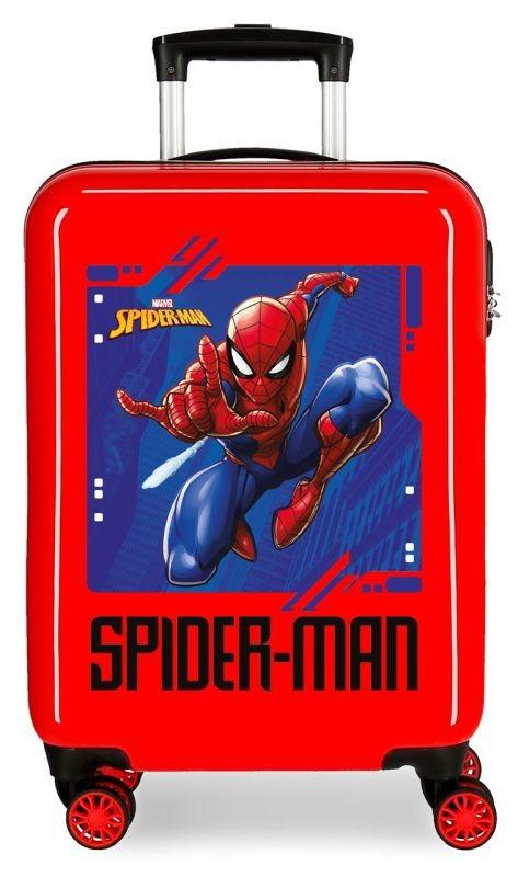 JOUMMABAGS Cestovný kufor ABS Spiderman Street Red ABS plast, 55 cm