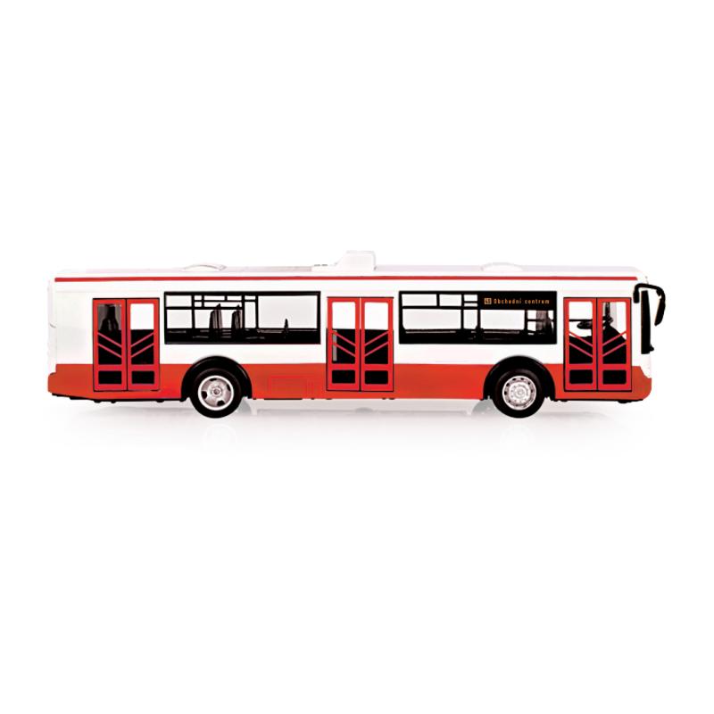 Autobus ktorý hlási zastávky česky 28 cm