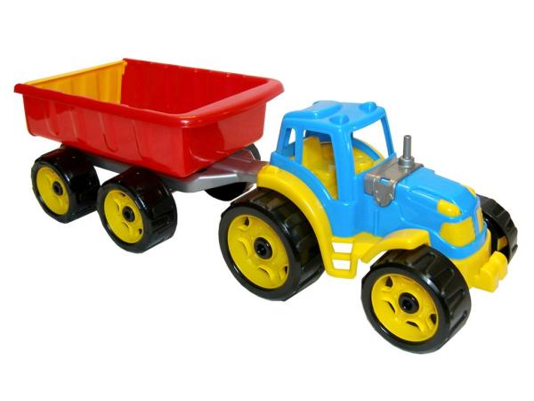 Traktor plastový s vlečkou