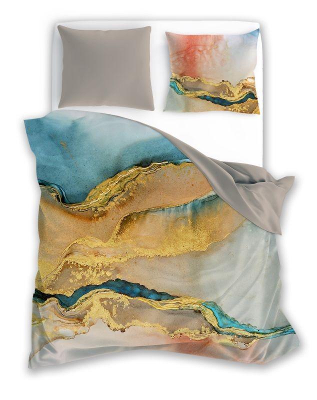 FARO Francúzske obliečky bavlnený satén Minerál ColoursBavlna - Satén, 220/200, 2x70/80 cm