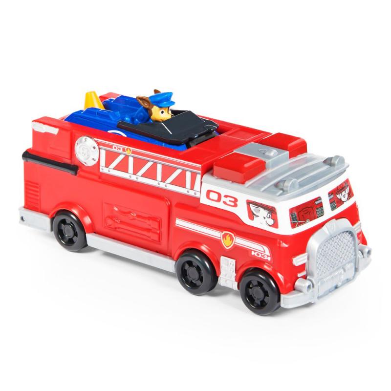 PAW PATROL HASIČSKÝ VOZ DIE-CAST S AUTOM - poškodený obal