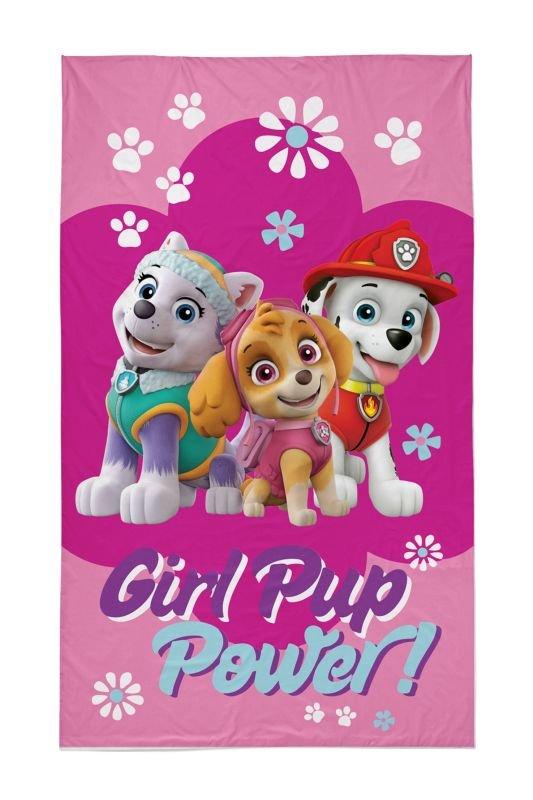 DETEXPOL Detský uterák Paw Patrol Girl pup Bavlna - Froté, 50/30 cm