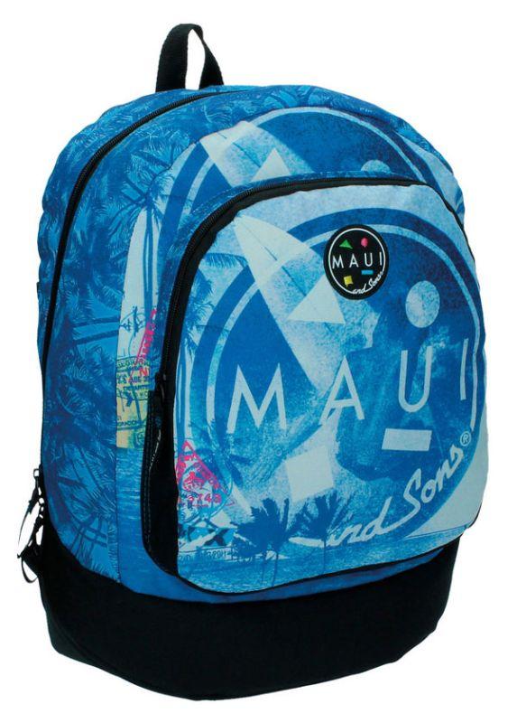 JOUMMABAGS Batoh Maui and Sons Blue Polyester, 43 cm