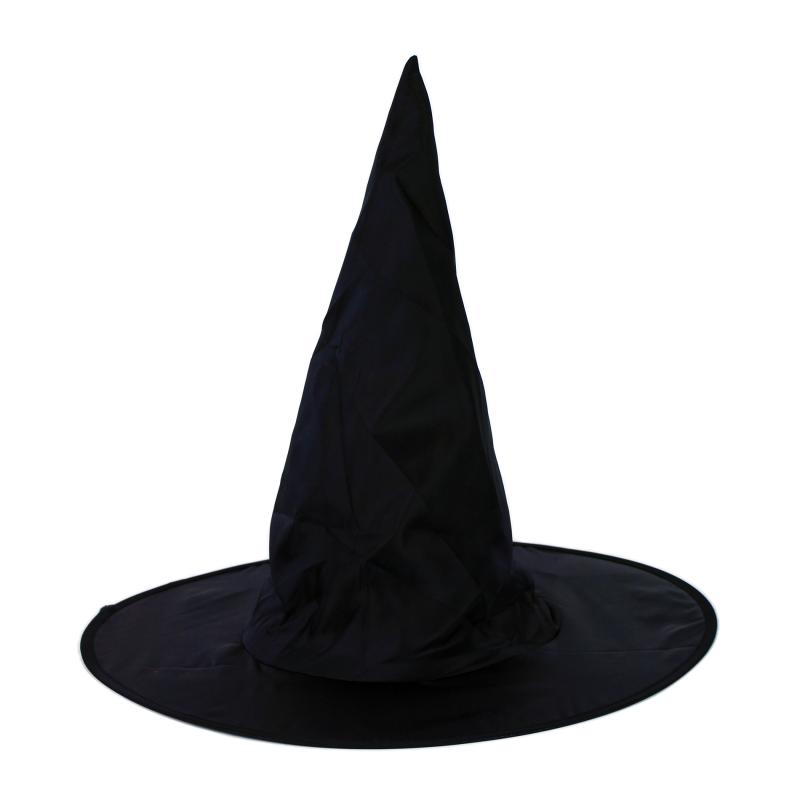 Klobúk čarodejnice čierny pre dospelých