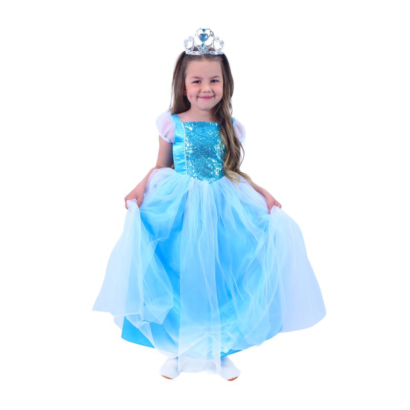 Detský kostým princezná Modrenka (S)