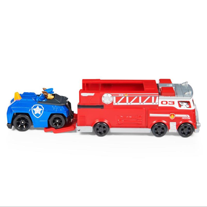 PAW PATROL HASIČSKÝ VOZ DIE-CAST S AUTOM - poškodený obal