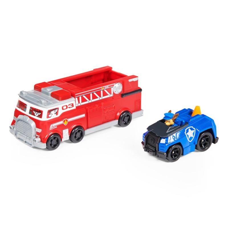 PAW PATROL HASIČSKÝ VOZ DIE-CAST S AUTOM - poškodený obal