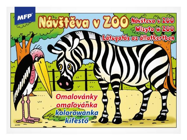 Omaľovánky MFP Návšteva v ZOO