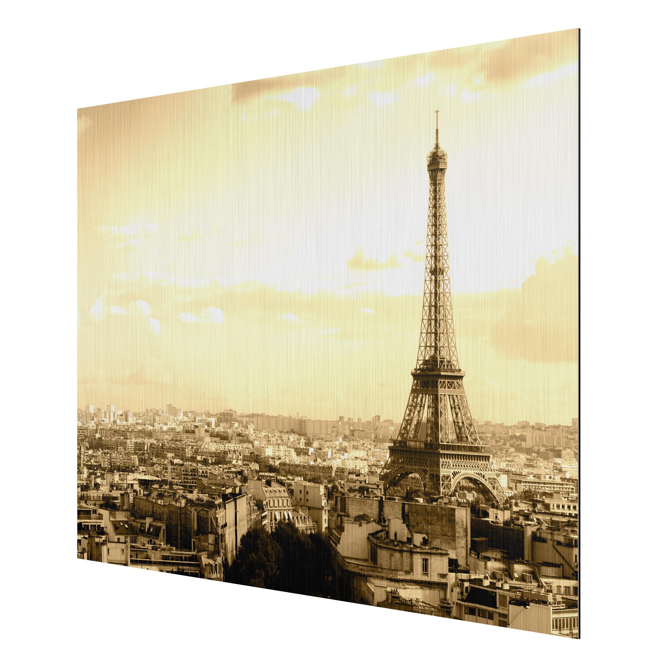 Obraz na hliníkovej doske Milujem Paríž