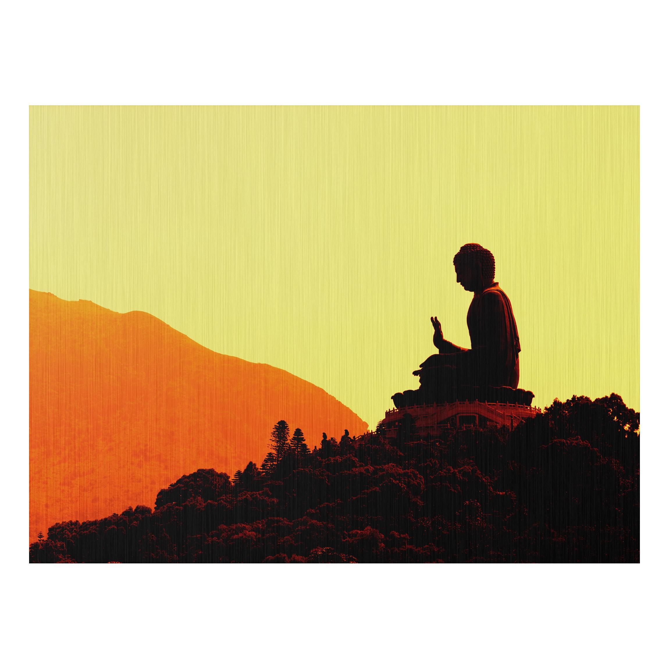 Obraz na hliníkovej doske Budha na kopci