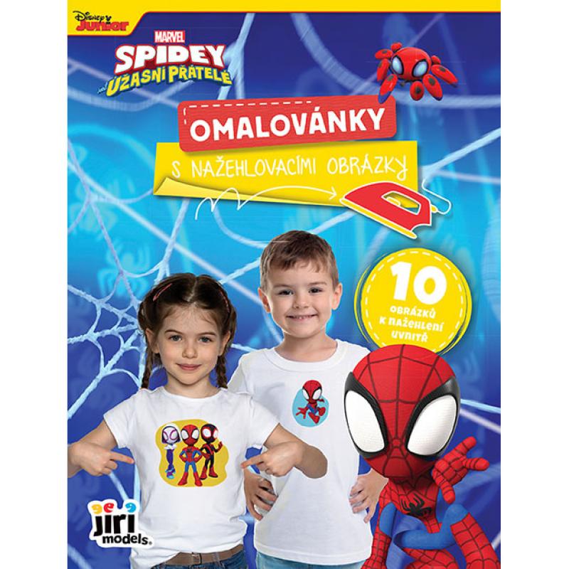 Omaľovánka s nažehľovacími obrázkami SPIDEY